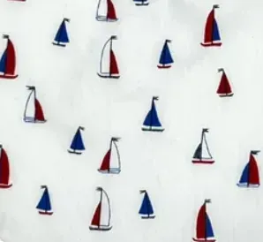 Tissu 'petits bateaux'